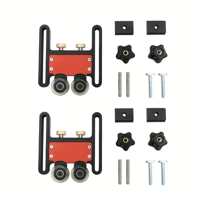 Zaagtafelpers – Zaagtafelklem – Houtklem – Werkstukhouder – Houtpers – Aluminiumlegering – Verstelbare 5mm Slag – Set Van Twee