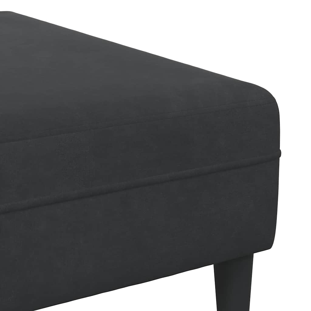 Velvet Bank – Fluwelen Sofa – Zitbank – Loungebank – Slaapbank – Zacht Fluweel – Stevig Houten Frame – Turquoise Zonder Ottoman