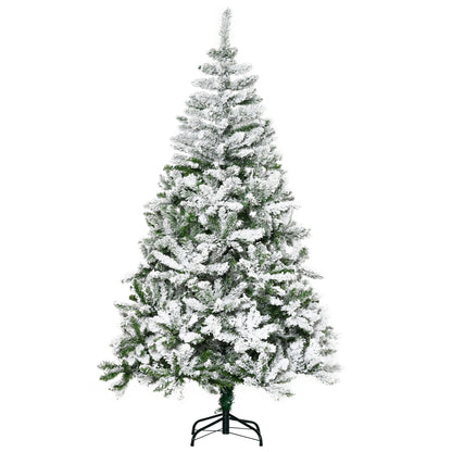 Kunstkerstboom – Kunstboom – Kerstboom – Kerstversiering – Dennenboom – 180 cm Hoog – 750 Takken Met Kunstsneeuw