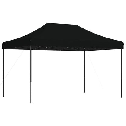 Partytent inklapbaar pop-up 440x292x315cm zwart