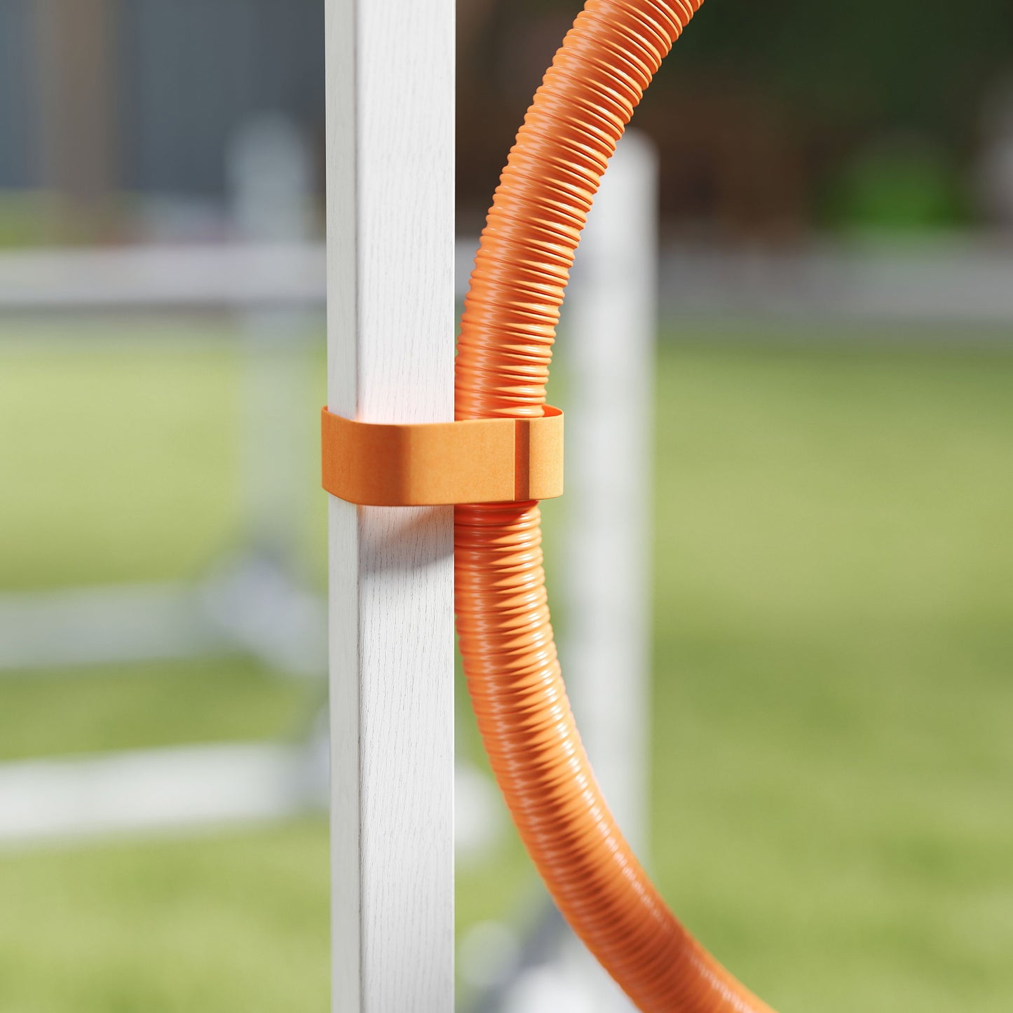 Agilityset hond – Behendigheidsset – Hondentraining – Horden – Springring – 4-delig – Verstelbare Hoogte 21-61 cm – Gemaakt van Duurzaam Grenenhout en Plastic