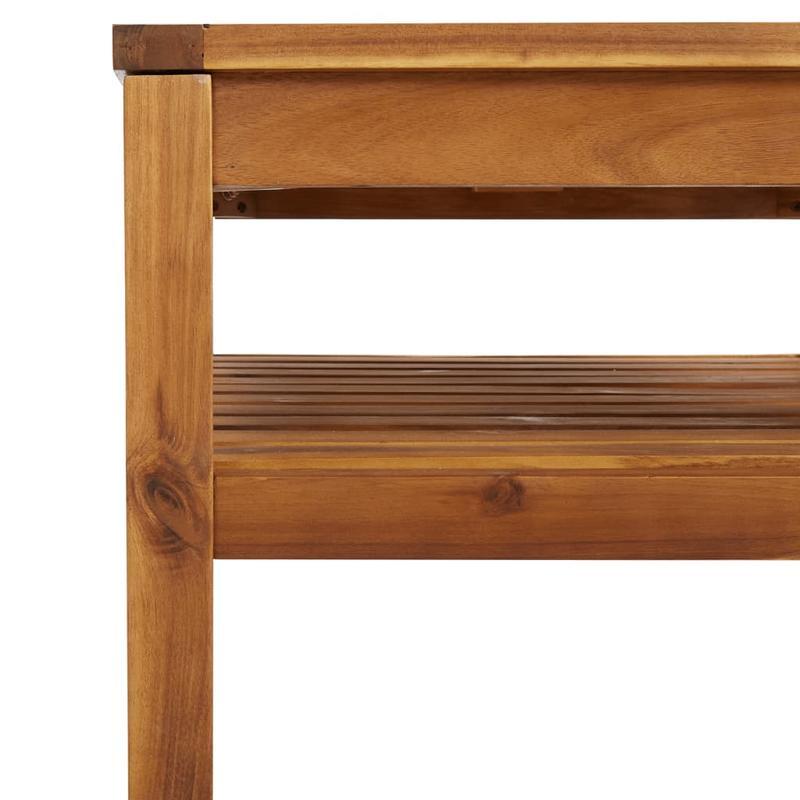 Coffee table 65x65x35cm massief acaciaWood Removable, suitable for indoor use and suitable for all seasons
