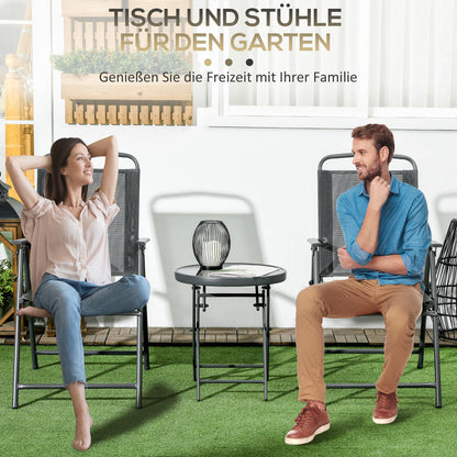 Outdoor furniture set, garden bistro dining table and chairs, durable and easy to clean
