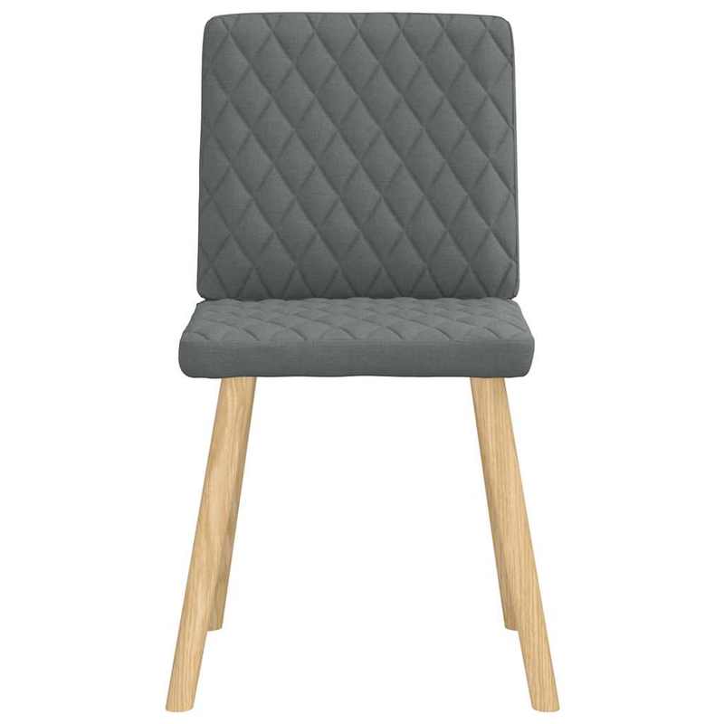 Eetkamerstoelen – Stoelen – Dining Chairs – Keukenstoelen – Zitmeubels – Donkergrijs – Massief Houten Frame – Comfortabele Zitting