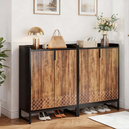 Schoenenkast – Schoenenrek – Schoenopberger – Schoenmeubel – Schoenendecoratie – 25 Paar Capaciteit – Stevig Houten Frame