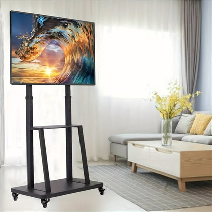 TV Standaard – TV Statief – Monitorstandaard – TV Voet – Mobiele TV Trolley – Verstelbaar – Metalen Frame – Geschikt 32-80 Inch – Max. 65 kg