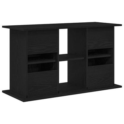 Aquariummeubel – Aquariumstandaard – Aquariumkast – Aquariummeubel Hout – Aquariumbasis – Zwart Eikenhout – Stevige Constructie – 101x41x58 cm