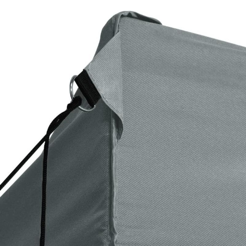 Tuinpergola – Patio Overkapping – Tuinkamer – Buitenlounge – Partytent – Anthraciet – Stevig Staalframe – 4x3 Meter