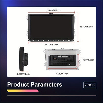 9 Inch Android Autoradio – Multimedia Speler – Navigatiesysteem – Touchscreen Radio – Double DIN Unit – 1080P HD Scherm – Backup Camera Ondersteuning