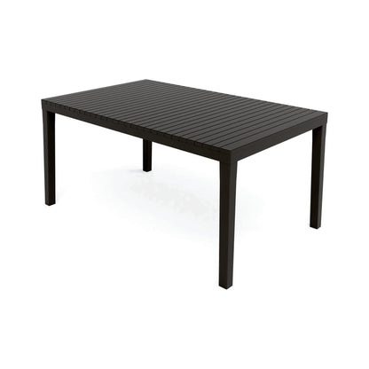 Askia Outdoor Table, Rectangular Dining Surface, Multi-Purpose Garden Table, 100% Made in Italy, 150x90x72 cm, Available in 2 Colors