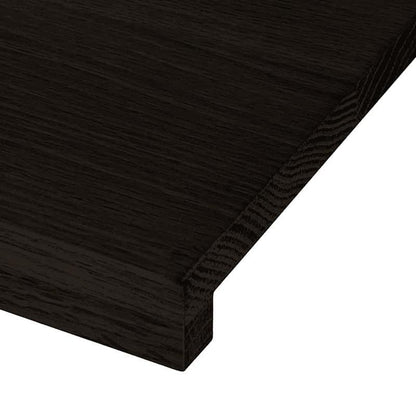 Trapbomen – Traptreden – Trapbescherming – Antislip Traplatten – Donker Eikenhout – 120x30x2 cm – Massief Hout – Antislip Oppervlak