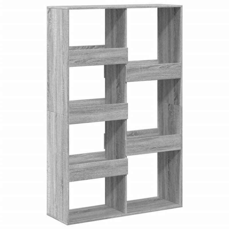 Room Divider 100X33X155.5 Cm Made of Treated Wood in Gray Sonoma Oak. Suitable for Office, Bedroom, Living Room, And Study.