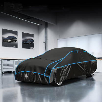 Autodeken – Autohoes – Wagenhoes – Beschermhoes – Hagelbestendige Autocover – 5 mm PEVA Bescherming – Ademend en Windvast – Geschikt Voor Sedans Tot 420 cm