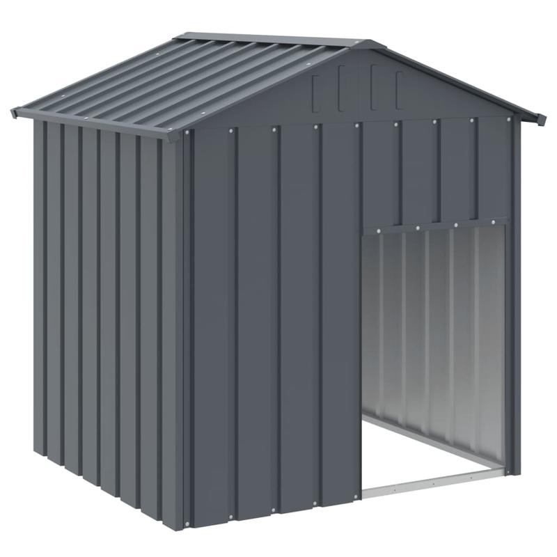 Hondenhok Staal – Hondenverblijf – Hondenkennel – Hondenren – Hondenkooi – Gegalvaniseerd Staal – Weerbestendig Dak – Ruime Afmetingen 104x90x120 cm