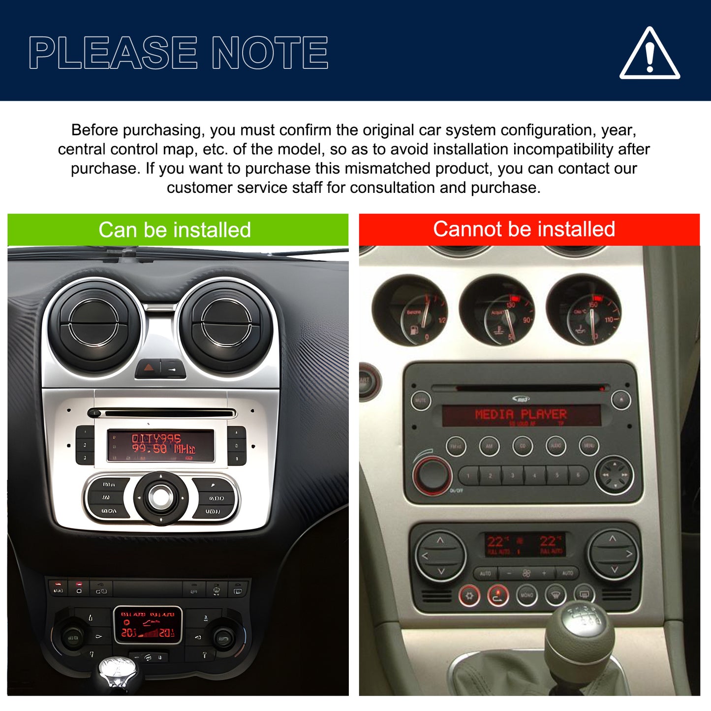 7-inch Autoradio – Android Car Multimedia Systeem – Touchscreen Headunit – Draadloze CarPlay – Android Auto – 2 GB RAM 64 GB Opslag – Achteruitrijcamera Ondersteuning – Stuurwielbediening Compatible