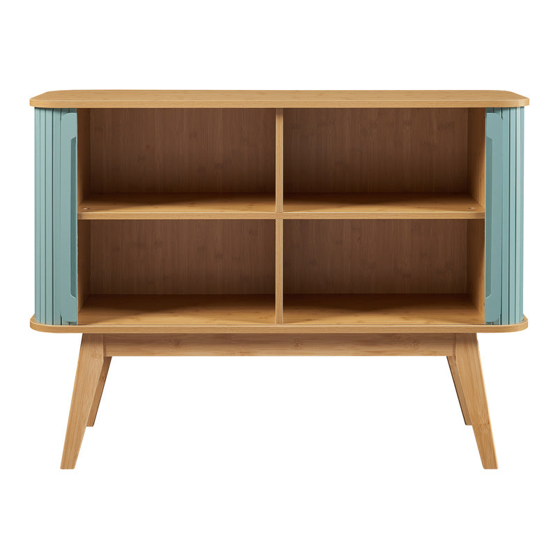 Dresser 'Tysvær with 2 Sliding Doors 110 X 40 X 80 Cm / Blue