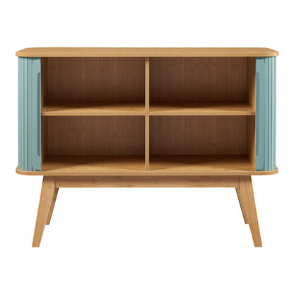 Dresser 'Tysvær with 2 Sliding Doors 110 X 40 X 80 Cm / Blue