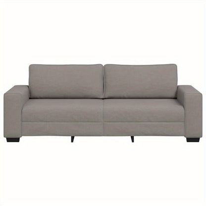 3-Zits Bank – Sofa – Zetel – Loveseat – Couch – Taupe – 180 cm – Zachte Stof – Comfortabel Design