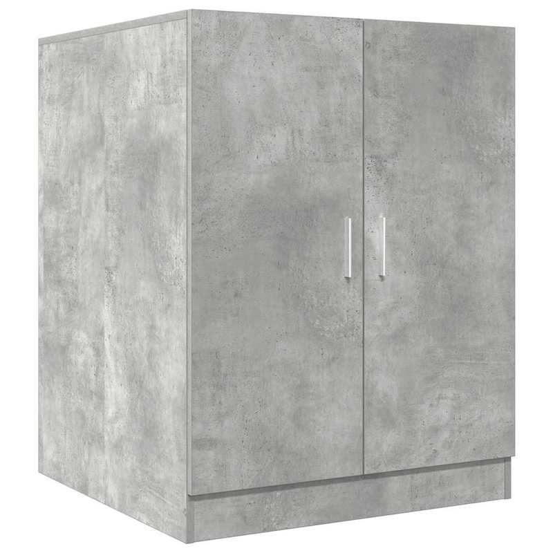 1pc Washing Machine Cabinet, Toilet Cabinet Above Washing Machine Toilet, Washing Machine Cabinet, Toilet Cabinet, Metal Wood Material. Washing Machine Cabinets 2pcs Processed Wood Concrete Grey.