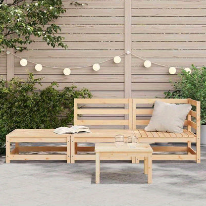 Tuinmeubelen – Buitenmeubilair – Tuinbank – Terrasset – Balkonmeubels – Warm Bruin – Weerbestendig materiaal – Lichtgewicht en Onderhoudsvriendelijk