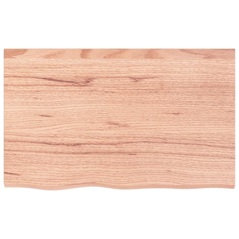 Solid Wood Oak Veneer Table Top - Light Brown Modern Minimalist Large Rectangular Desk Surface, 203.2cm x 127.0cm x 5.08cm Thick, Easy Assembly, Durable & Sturdy for Kitchen, Dining, Home Office, Coffee Table - Versatile Indo