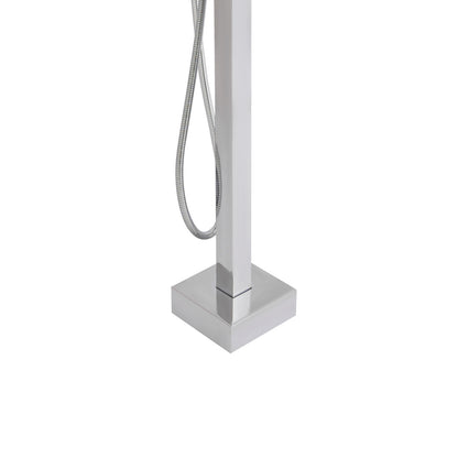 Freestanding Bath Tap, Tap with Hand Shower, Bath Tap, Bathtub Faucet Set, Bath Tub Faucet Set, Shower Faucet, Bathroom Faucet, Contemporary Tap, Sleek Design, Durable Construction, Highquality Finish, Handheld Shower Tap