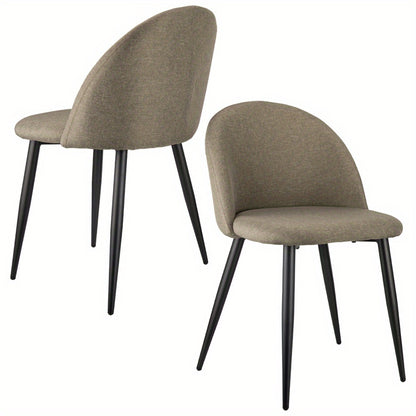Eetkamerstoelen – Stoelen – Zitmeubilair – Kantoorstoelen – Designstoelen – Ergonomisch Linnen – Gepoedercoat Metaal
