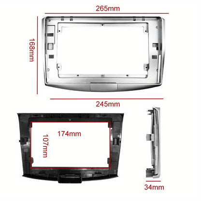 10 Inch Android Autoradio – Dubbel DIN Car Stereo – Multimedia Speler – Navigatiesysteem – Draadloos CarPlay & Android Auto – 25,4 cm Full HD Touchscreen – AHD Achteruitrijcamera Met Microfoon