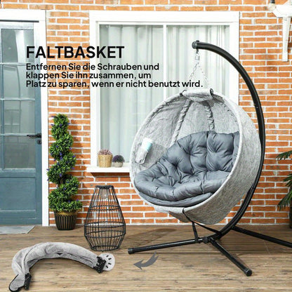 Klapstoel – Vouwstoel – Slaapstoel – Fauteuil – Slaapbank – Verstelbare Rugleuning – Ruimtebesparend Design – Stevig Metaal en Hout