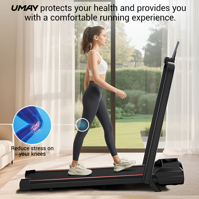 Loopband – Looptrainer – Loopmachine – Walking Pad – Opvouwbare Loopband – Compact Formaat – Stil Met 2,5 PK Motor