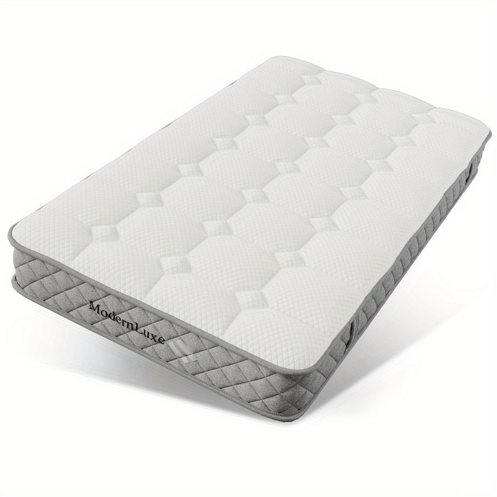 Matras – Orthopedisch Matras – Pocketveren Matras – Koudschuimmatras – Tweepersoons Matras – 140x200 cm – 7-Zones Pocketvering – 20 cm Hoog – Medium Stevig – Euro Top – Ademend Polyester