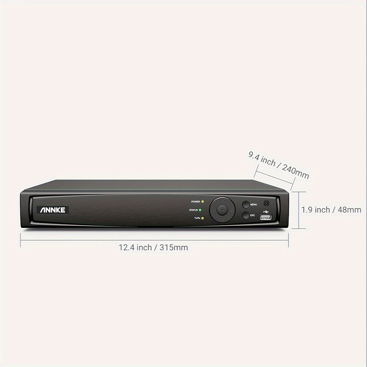 Beveiligingscamera Systeem – Bewakingscamera – CCTV Set – Surveillancesysteem – NVR Recorder – 8 Kanaals – 12MP Ultra HD – Mens- en Voertuigdetectie – Plug & Play