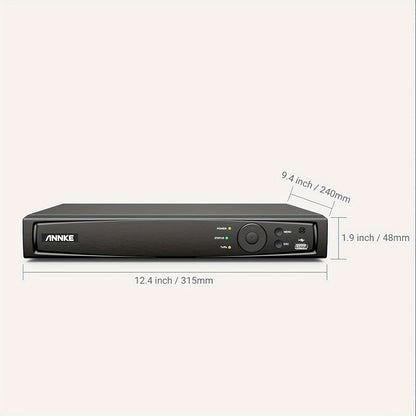 Beveiligingscamera Systeem – Bewakingscamera – CCTV Set – Surveillancesysteem – NVR Recorder – 8 Kanaals – 12MP Ultra HD – Mens- en Voertuigdetectie – Plug & Play
