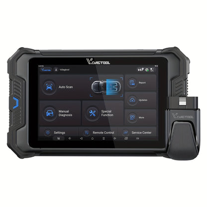 VDIAGTOOL VD80BT Wireless Car Diagnostic Tools, Bidirectional Scan Scanner WIFI Scanner with Topology, Automotive Scanner Coding ECU Online Coding CAN FD DOIP FCA, with 38+ special diagnostic services, Car Diagnostic Scanner,