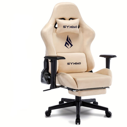 Gamingstoel – Gamestoel – Gaming Chair – Bureaustoel – Game Stoel – Ergonomisch – Verstelbare Hoogte – Zachte Armleuningen – Duurzaam Stof – Draaibaar