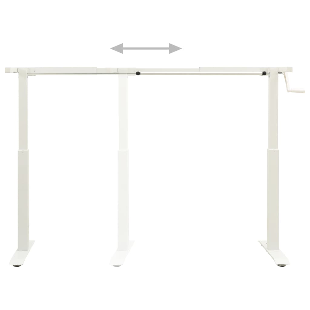 Zit-Sta Bureau Frame – Elektrisch Verstelbaar – Bureau Onderstel – Sta Bureau – Hoogte- En Breedte Verstelbaar – Poedergecoat Koolstofstaal – 71-113 cm Hoogte