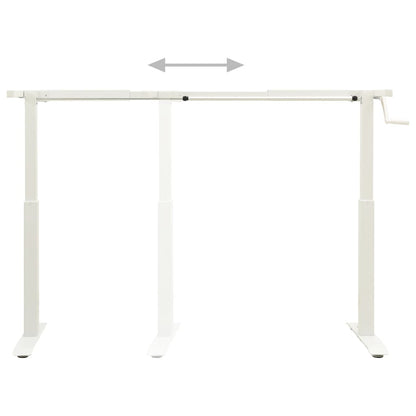Zit-Sta Bureau Frame – Elektrisch Verstelbaar – Bureau Onderstel – Sta Bureau – Hoogte- En Breedte Verstelbaar – Poedergecoat Koolstofstaal – 71-113 cm Hoogte
