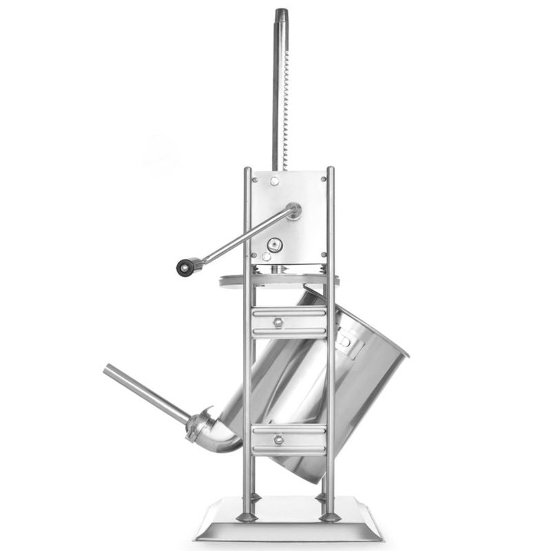 Verticale Worstenvuller – Worstmaker – Worstmachine – Worstvuller – Worstapparaat – RVS 10 Liter – Twee Snelheden