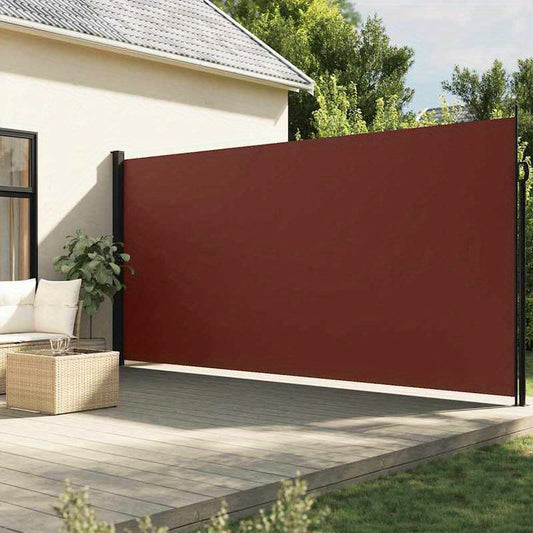 Zonnescherm – Uittrekbaar Zijscherm – Tuinzonwering – Balkonbescherming – Veranda Schaduw – 200x600 cm – Duurzaam Waterbestendig Materiaal