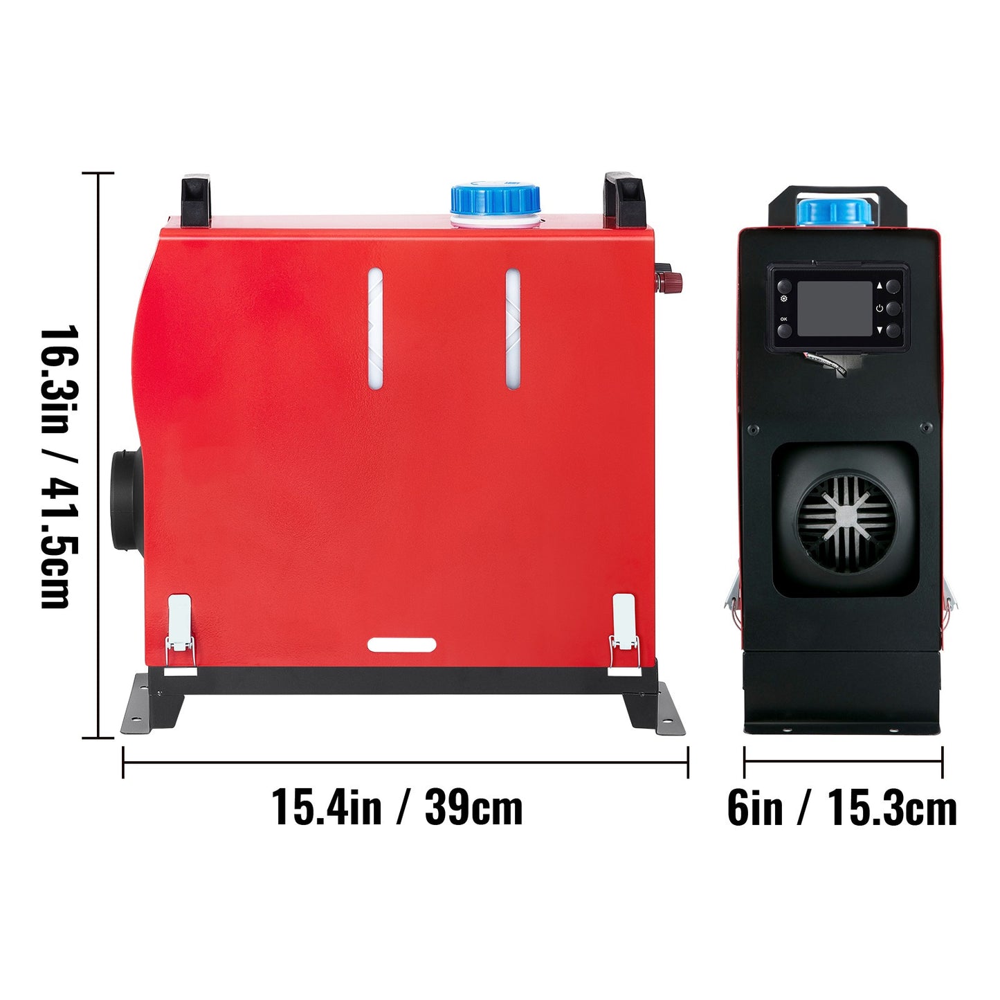Dieselverwarmer – Diesel Standkachel – Diesel Luchtverwarmer – Parkeerverwarmer – Caravan Verwarmer – 8 kW Vermogen – LCD Display & Afstandsbediening