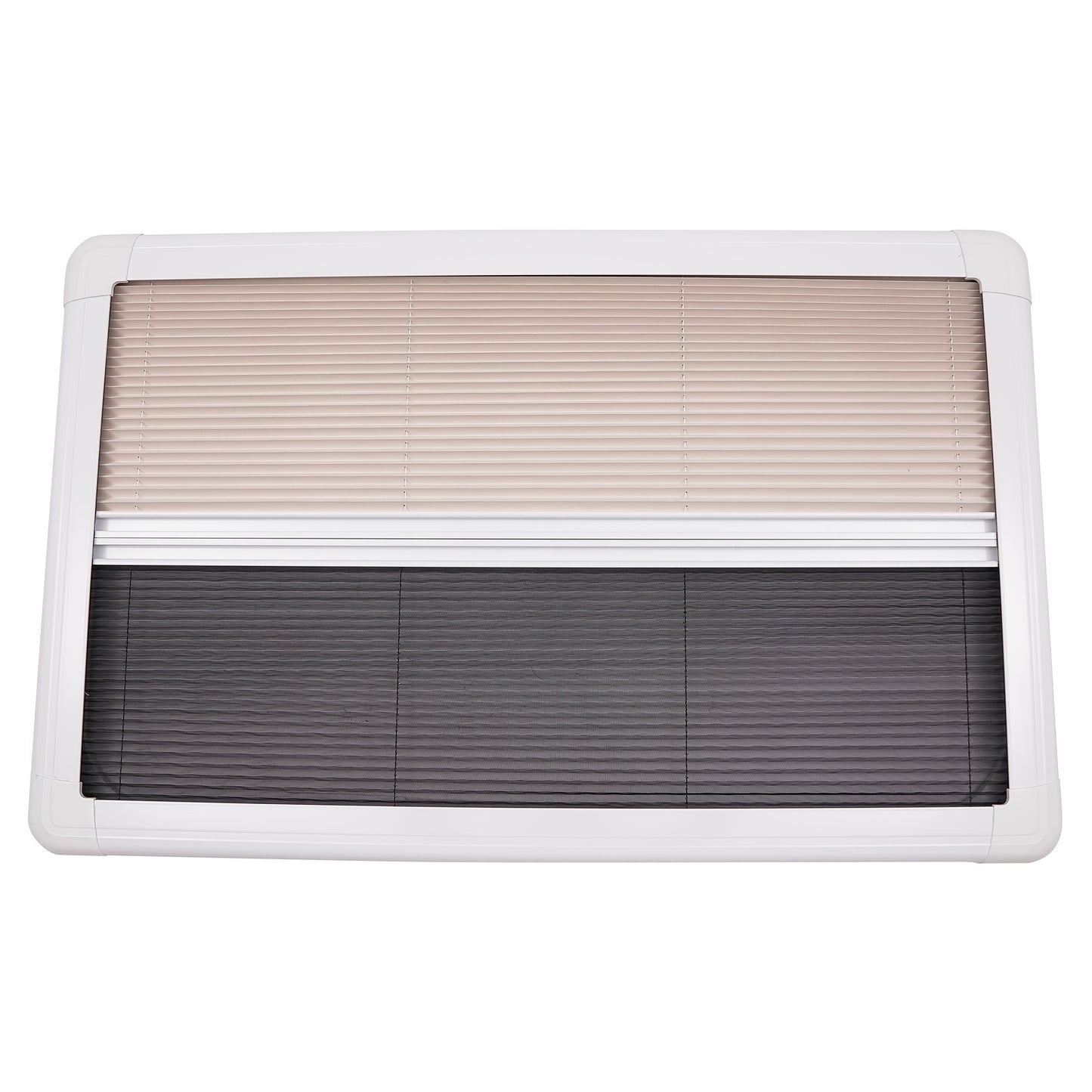 Motorhome Raam – Caravan Raam – Camper Raam – Zijraam – Push Window – Met Vliegengaas – Aluminium – 900 x 550 mm – Wit