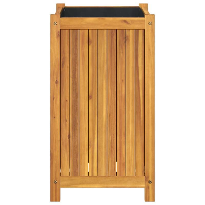 Bloemrek – Plantenstandaard – Bloemenstandaard – Plantenrek – Bloemhouder – Acaciahouten Afdekking – Compact Formaat 42x42x75 cm