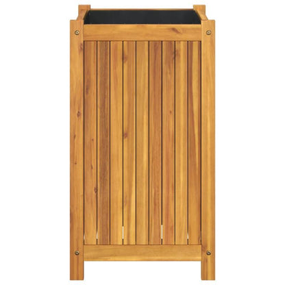 Bloemrek – Plantenstandaard – Bloemenstandaard – Plantenrek – Bloemhouder – Acaciahouten Afdekking – Compact Formaat 42x42x75 cm