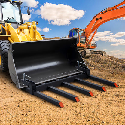 Debris Forks – Vorken – Takkenvork – Tractorvork – Afvalvork – 48 Inch – Maximale Draagkracht 1180 kg – Anti-Roest Coating