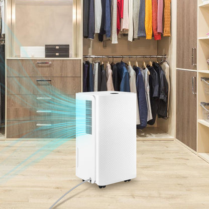 Luchtontvochtiger – Vochtvreter – Ontvochtiger – Dehumidifier – Vochtbestrijder – 16L/dag Capaciteit – Stil 38 dB Met 24-uurs Timer