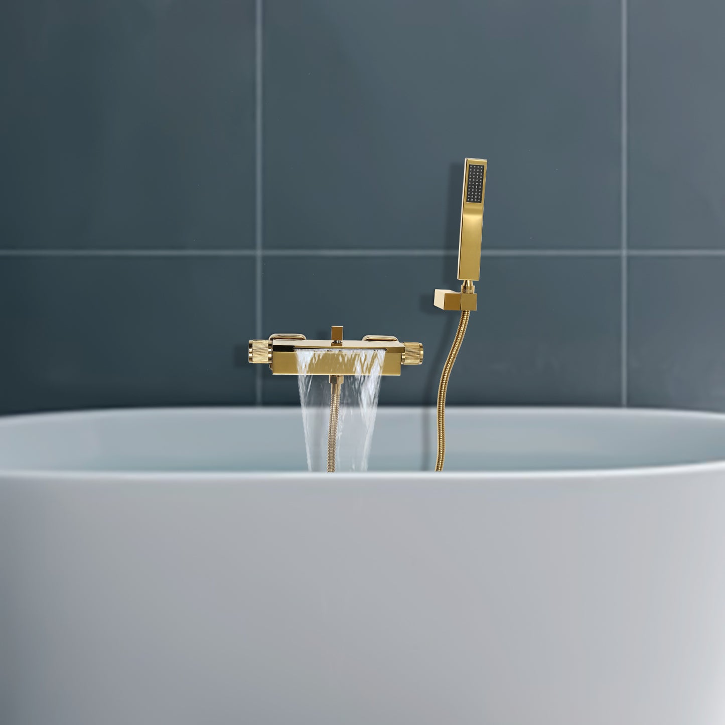 Sturdy and Durable Comfortable Shower Convenient to Use Rubber Ring Handheld Shower Holder Bathtub Faucet