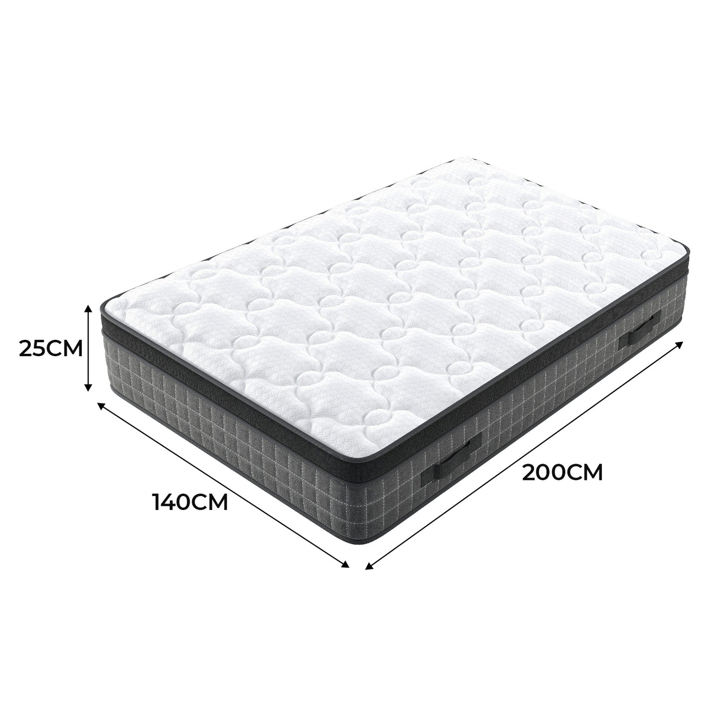 Mattress Pressure Relief Extra Long Twin Mattresses with Breathable Memory Foam & Individual Pocket Spring