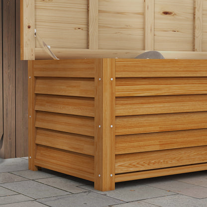 Tuinkist – Opbergbox – Tuinopbergkast – Kussenbox – Tuinbox – Houten Opbergkist – 176 Liter – Stevig Met Handgrepen