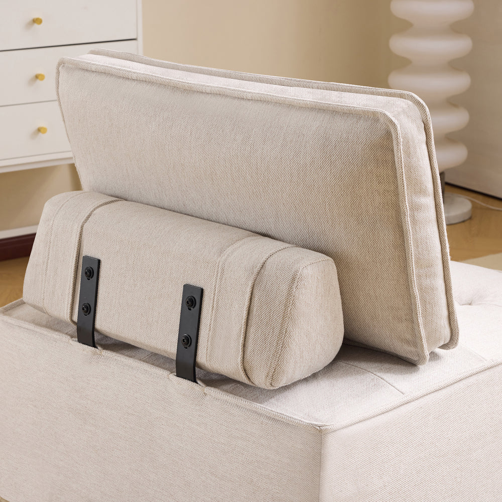 Zitzak – Fauteuil – Loungestoel – Sessel – Loungefauteuil – Grijs – Ruimtebesparend Design – Gemakkelijk Schoon Te Maken