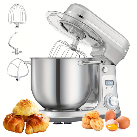 Keukenmachine – Standmixer – Keukenmixer – Keukenrobot – Foodprocessor – 6L Mengkom – 1200W DC Motor – LCD Display Met Timer